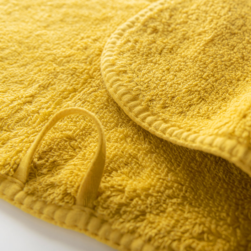 Long Double Loop Hand Towel, Stone, 18" W x 30" L