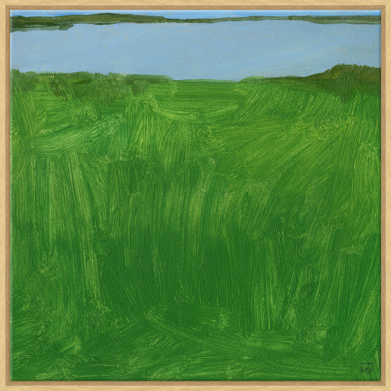 Pea Island Marsh Print, Natural, 29.5" H x 29.5" W, Canvas Print without Mat