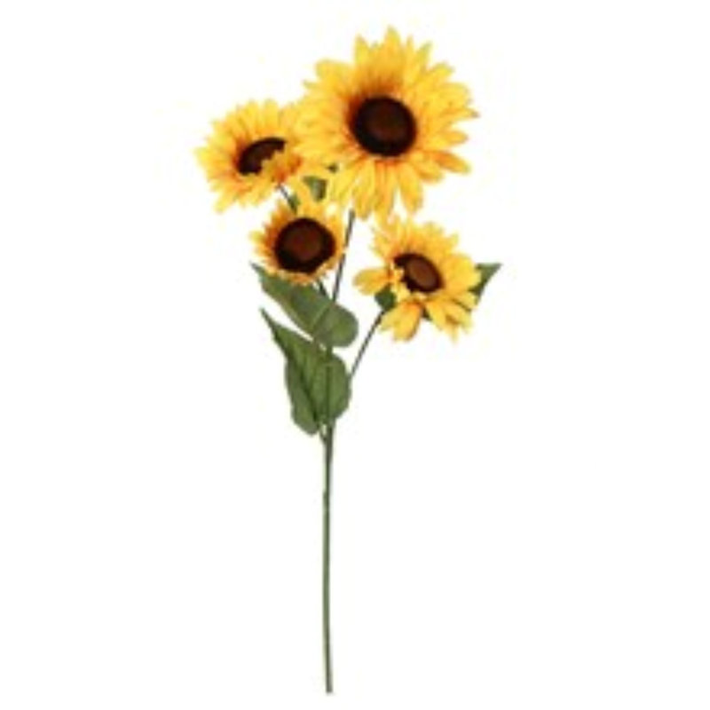 26" Sunflower Spray - 4 Pack