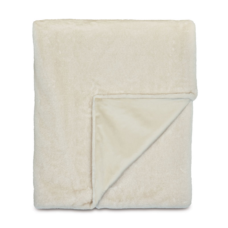 Evelina Faux Fur Throw