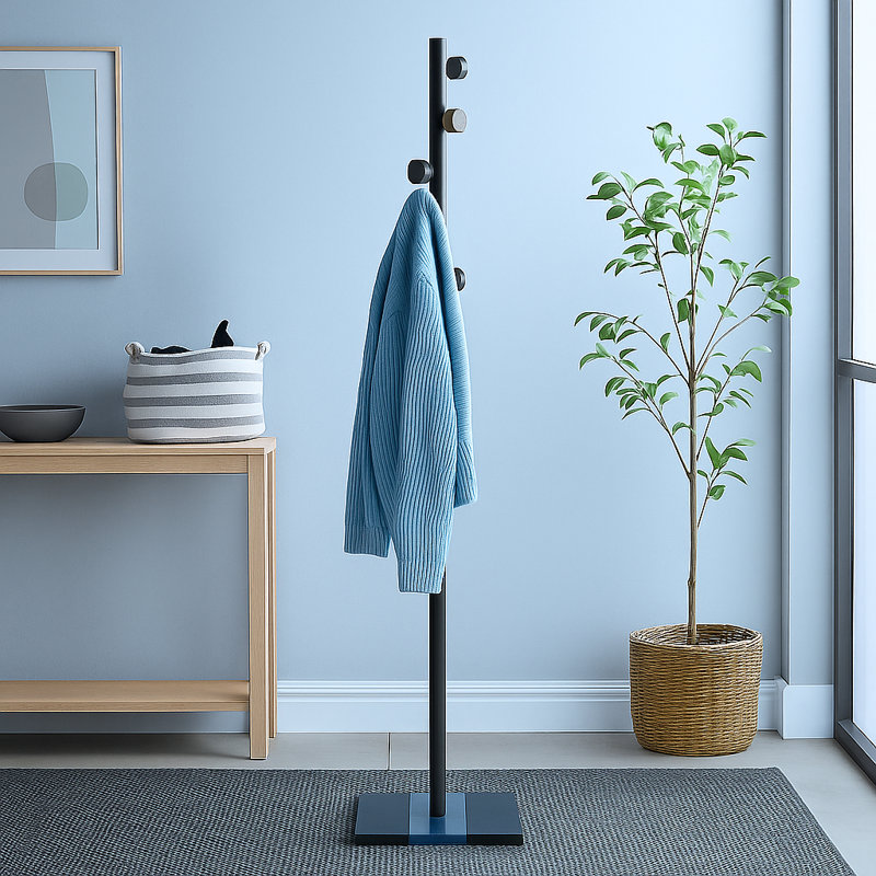 Nasheed Freestanding 5 - Hook Coat Rack