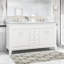 Meuble-lavabo double 61 po avec comptoir Dilaver