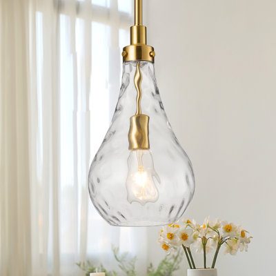 1 - Light Dimmable Single Glass Pendant Light