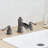 Widespread 2-handle Bathroom Faucet with Drain Assembly