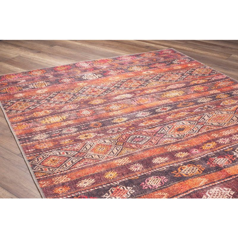 Luxurious Machine Washable Carpet, 100% Polyester, 7.5 x 10.8 Feet | Pile Height: 0.2 Inches, 1850 g/m² | Recycled Poly Cotton Underside, Easy Care, Perfect for Living Room & Bedroom, Soft & Durable Design