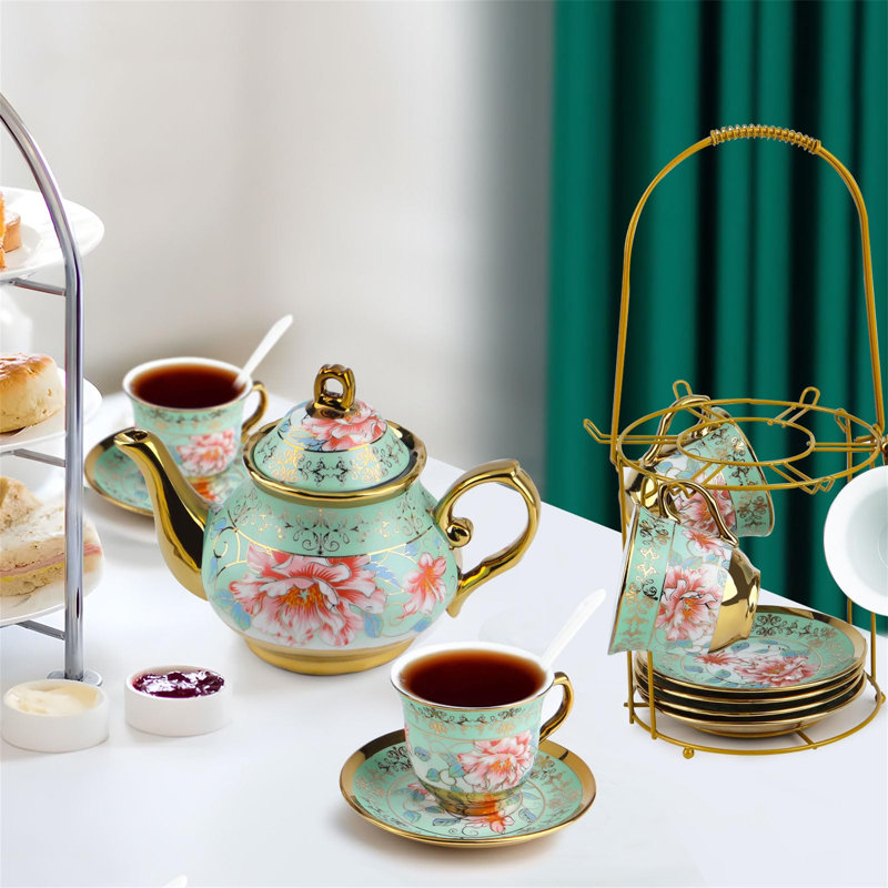 Mercer41 700ml Floral Teapot Set