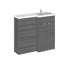 Fusion Fitted Furniture - Avola 3 Piece Bathroom Furniture Set-397908124-286911299