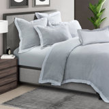 Atina Linen Duvet Set - Gray