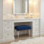 Banc avec repose-pieds en acrylique transparent 24 po Evajane-123017362-123017359