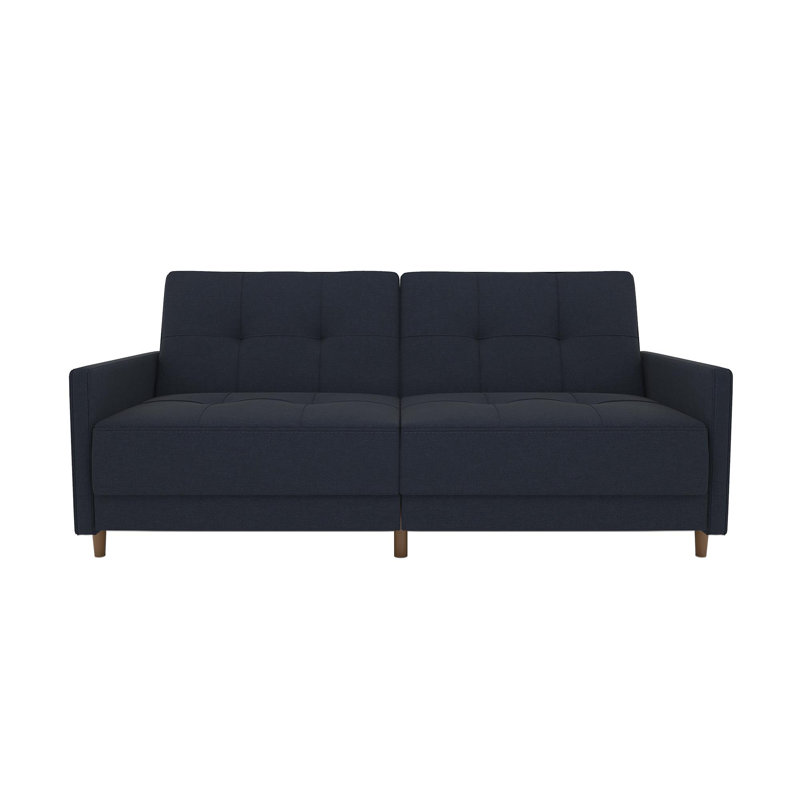 Abel 3 Seater Sofa Bed, Navy Performance
