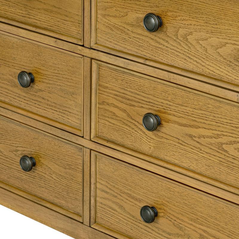 Grande commode à 6 tiroirs Beckett, Naturel