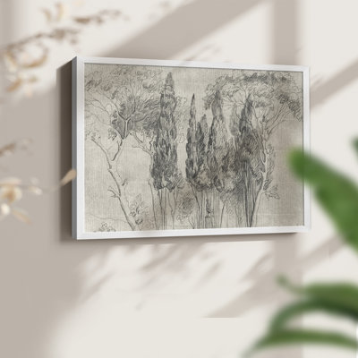 Croquis rétro - IV - Reproduction encadrée - Restickable