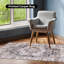 Tapis imprimé bohème 27 po x 45 po Boho pour salon, lavable à la machine - gris rouille multi