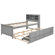 Twin Size Platform Bed with Storage Headboard, USB, Twin Size Trundle and 3 Drawers( incomplete only one box ) 