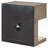Brown 1-Drawer Nightstand Bedside Table