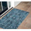 Tapis rectangulaire Lombux avec envers antidérapant