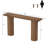 Gennari 55'' Fluted Solid Wood Console Table with Rectangular Tabletop
