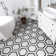 BioTech 11" x 13" Porcelain Marble Look Wall & Floor Tile