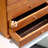 Orange Rectangular Solid Wood Jewelry Armoires