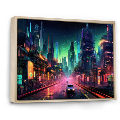 " Berlin Neon Cityscape I "