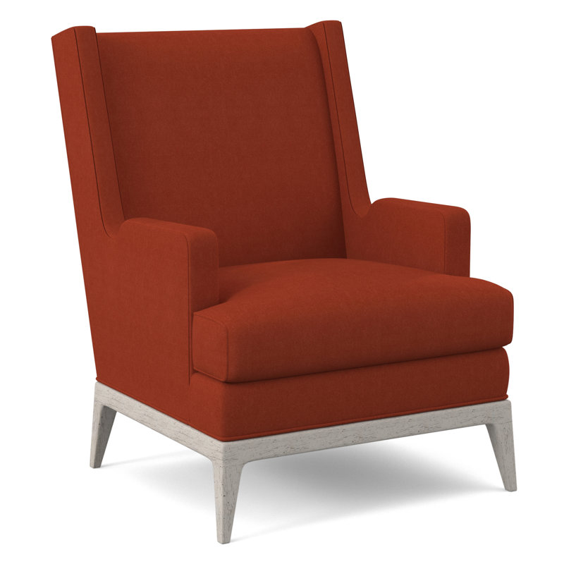 Cooper Upholstered Wingback Chair, Margaret Tangelo, Bisque