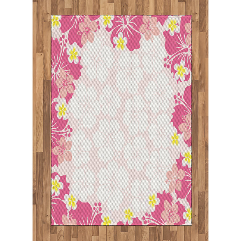 Tapis décoratif Luau, Rectangle— 4 pi x 5 pi 8 po