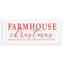 Plaque murale Farmhouse Christmas No Place Like Home, design par Lux + Me Designs