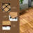 27 Pcs Acacia Interlocking Deck Tiles, Tool-Free, Pre-Oiled