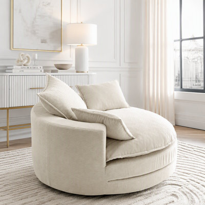 360° Swivel Sofa Chair Accent Barrel Chair