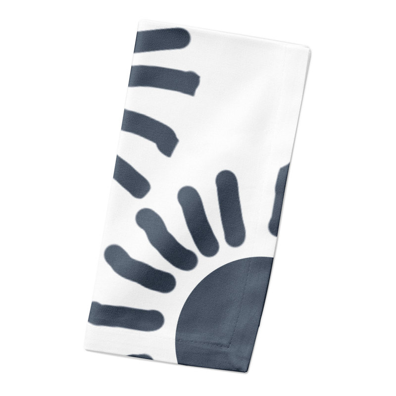Serviette 10 "Fiddletown Circle Sun Burst