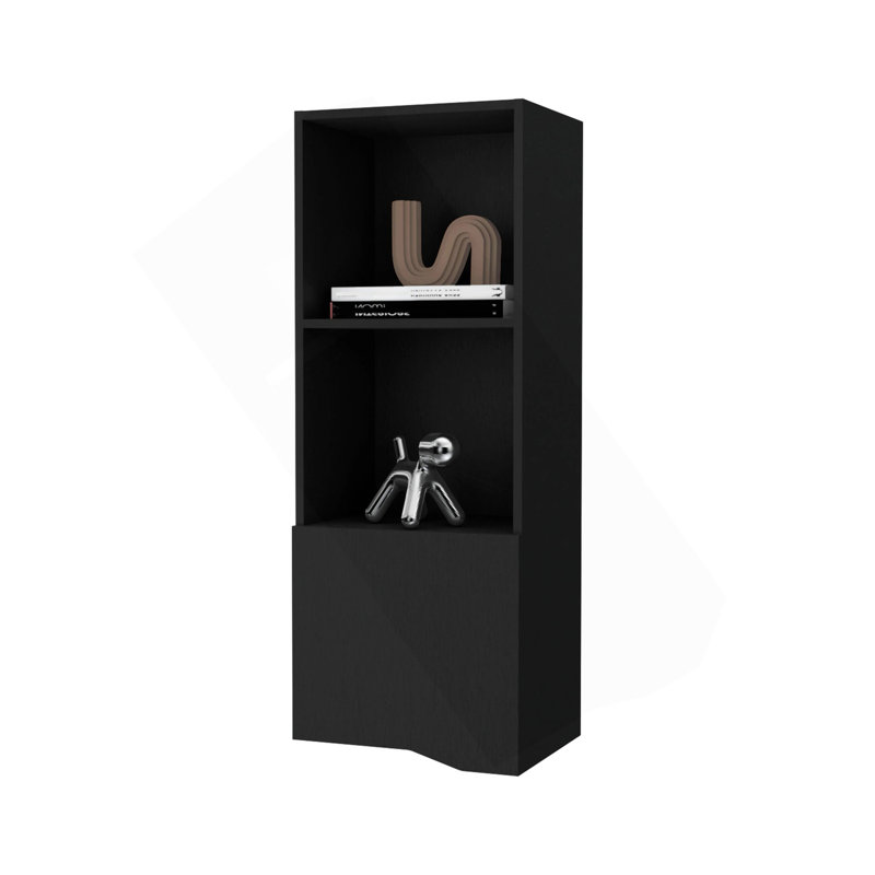 Wenge Wall Cabinet With One Door, Wenge