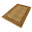 Tapis ivoire / rouille oriental en laine noué à la main 4 pi x 5 pi 11 po