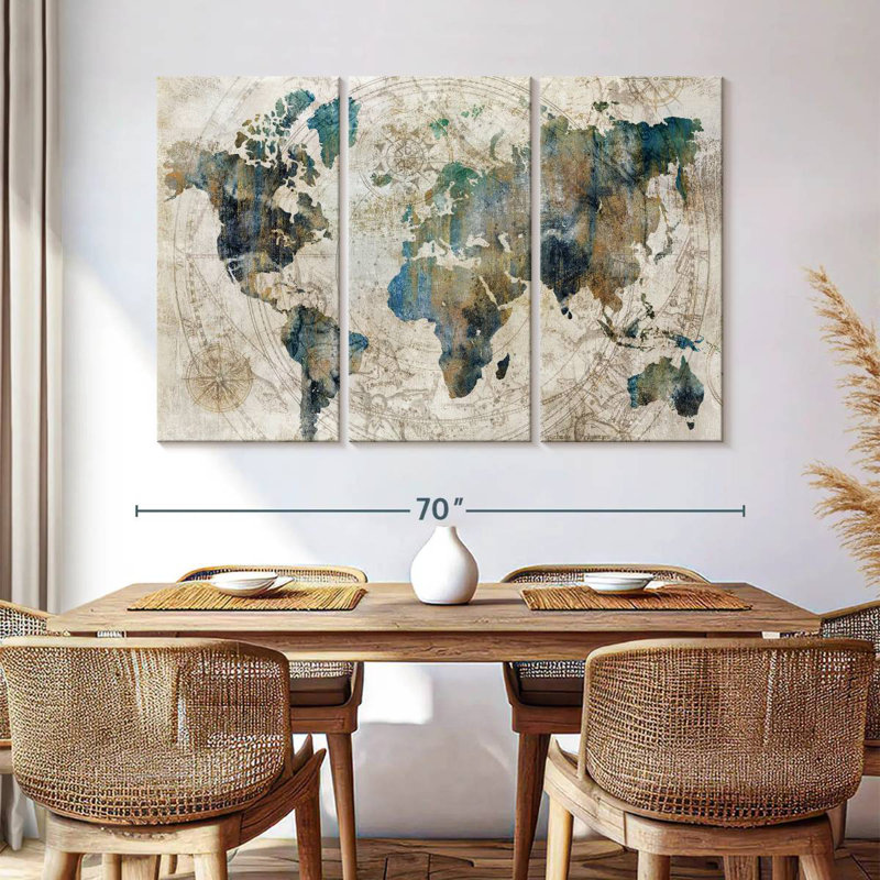 Aliaz Stained Celestial Map, 42" H x 65" W