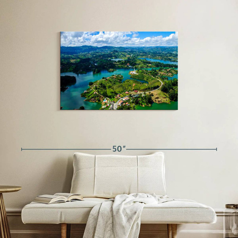 Nicci Medellin Aerial View, 24" H x 36" W