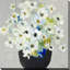 Fleurs dans un vase noir par Lanie Loreth - Peinture-1415056496-1438827149