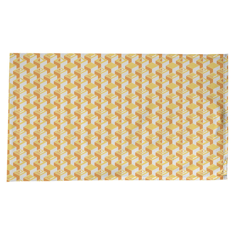 Nappe de gratte-ciels classiques, Jaune/orange