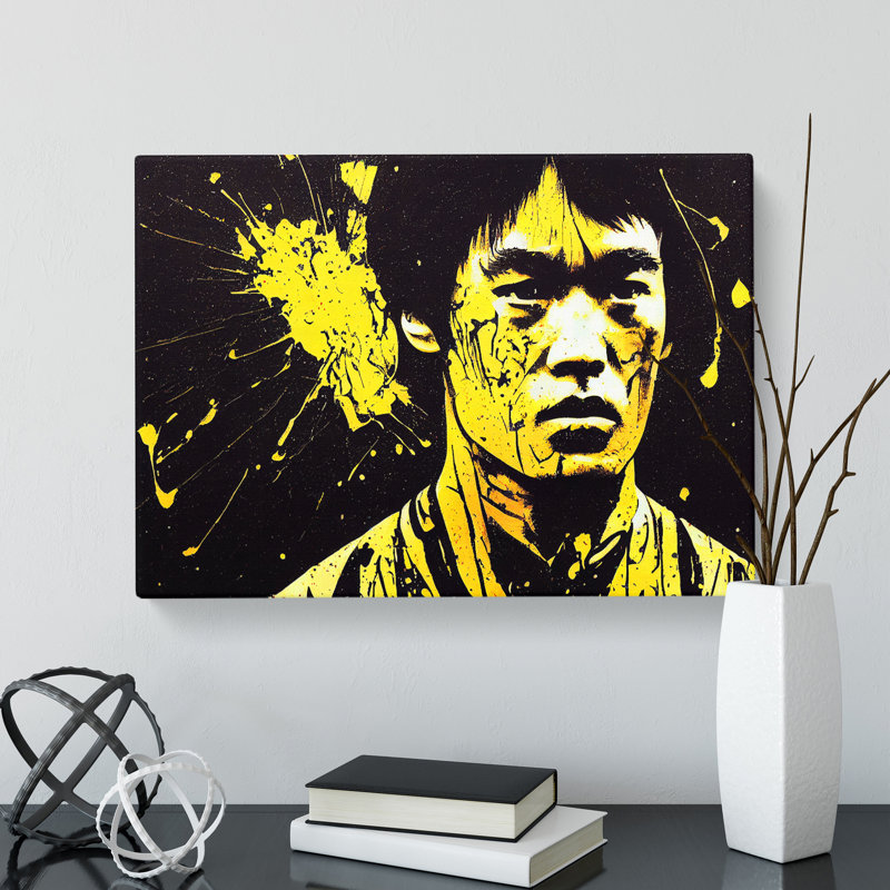 Bruce Lee Splash Vol.3 - Wrapped Canvas, 50cm H x 76cm W x 3cm D