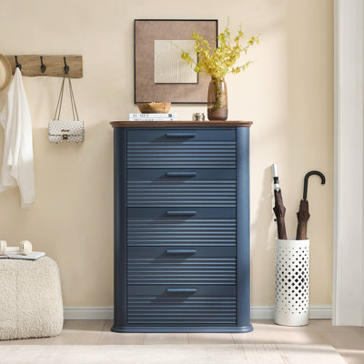 Commode 5 tiroirs Modern Wood