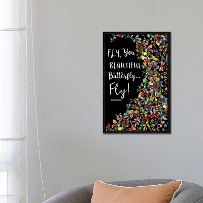 Fly, You Beautiful Butterfly by Jennifer Lambein - Gallery-Wrapped Canvas Giclée on Canvas