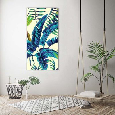 Tropical Leaves - Wrapped Canvas Print