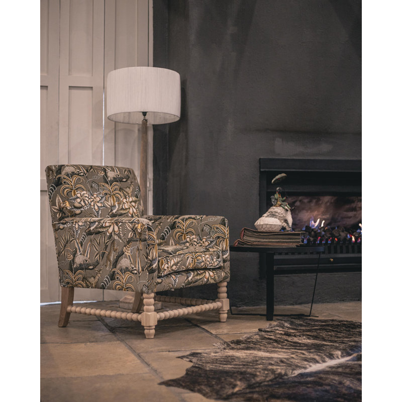 Ardmore Velvet Fabric, Ash