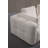 Elegant 3-Seat Sofa, White, 114.2 x 39.4 x 25.6 inches | Durable Beech Wood & Chipboard Frame, 100% Polyester Fabric | Includes 5 Plush Pillows | Comfortable Soft Grey Foam & Silicone Foam | Perfect for Modern Living Rooms-1555585314