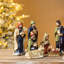 Ensemble de 11 figurines de crèche de Noël en céramique