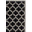 Tapis géométrique anthracite / ivoire Ammundsen-1500924751