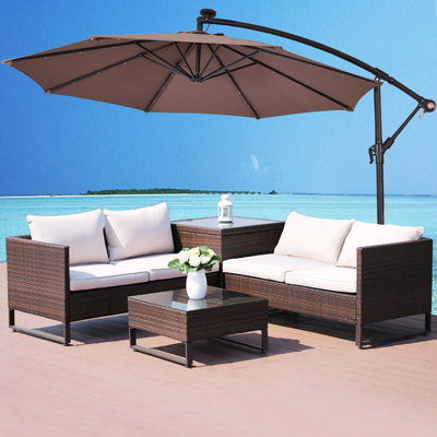 Dietz 300cm Lighted Cantilever Parasol