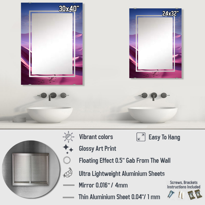 Miroir Colberg, 32 po x 24 po