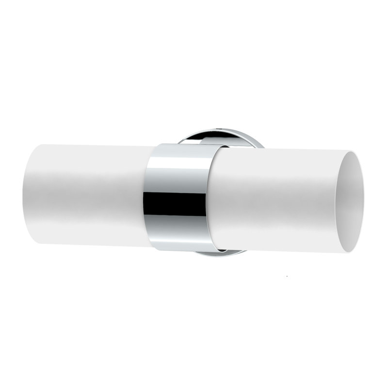 Applique murale double Glam | Luminaire de meuble-lavabo mural 2 lumières, Chrome