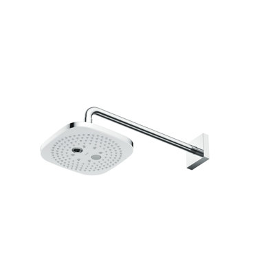 G Series 2.5 GPM Square Single Rain Shower Head with Comfort Wave Technology