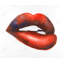 Beautiful Red Mouth - Toile tendance rouge pour la maison