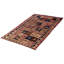 Tapis rectangulaire unique en laine 4 pi 8 po x 6 pi 7 po Arsh 1990